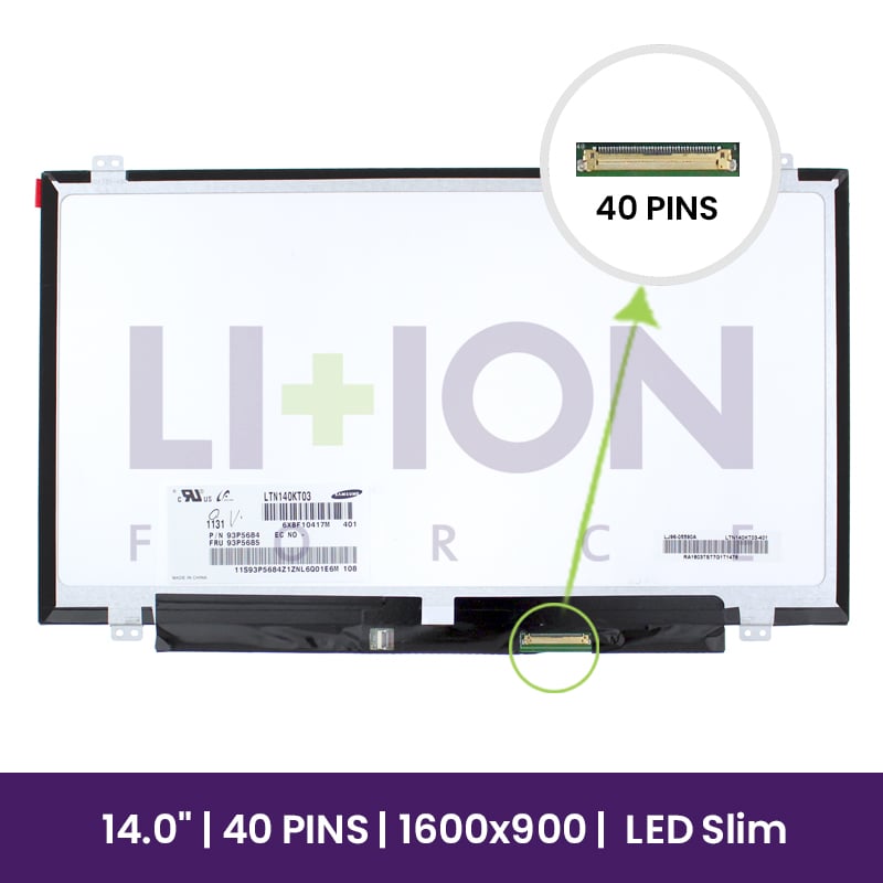 Ecrã LCD Samsung 14" WXGA HD 1600x900 - LTN140KT03        