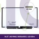 Ecrã LCD Samsung 14" WXGA HD 1600x900 - LTN140KT03        