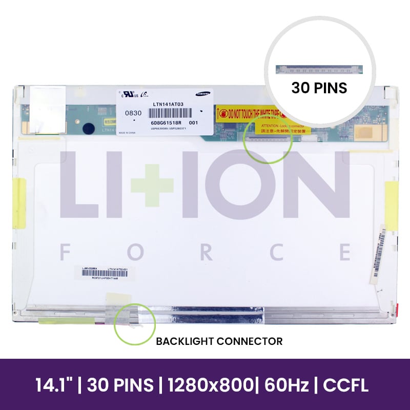 Ecrã LCD Samsung 14.1" WXGA 1280x800 - LTN141AT03         