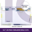 Ecrã LCD Samsung 14.1" WXGA 1280x800 - LTN141AT03         