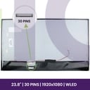 Ecrã LCD Samsung 23.8 FHD - 1920×1080 LED - M238HAN02.0   