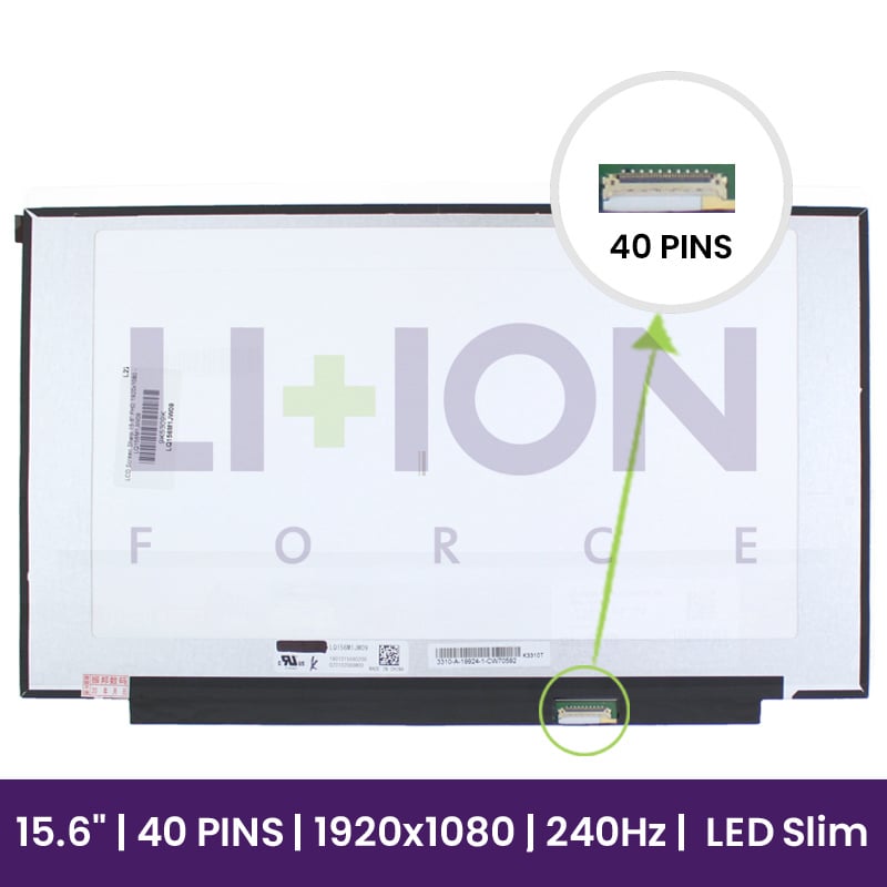Ecrã LCD Sharp 15.6" FHD 1920x1080 - LQ156M1JW09          