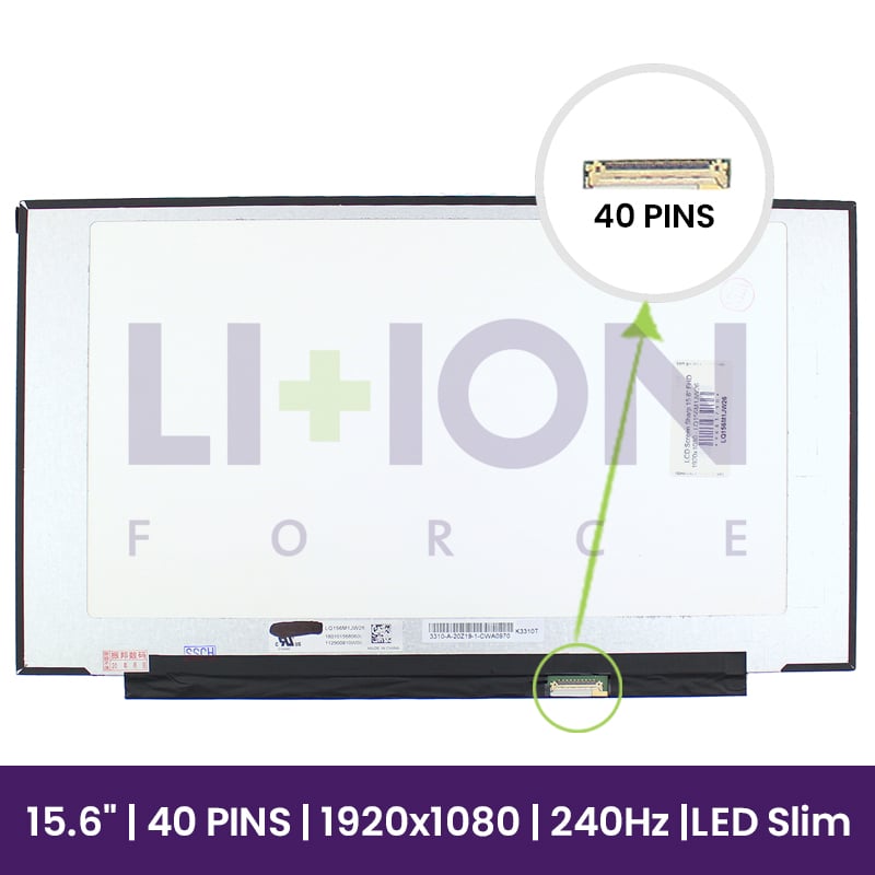 Ecrã LCD Sharp 15.6" FHD 1920x1080 - LQ156M1JW26          