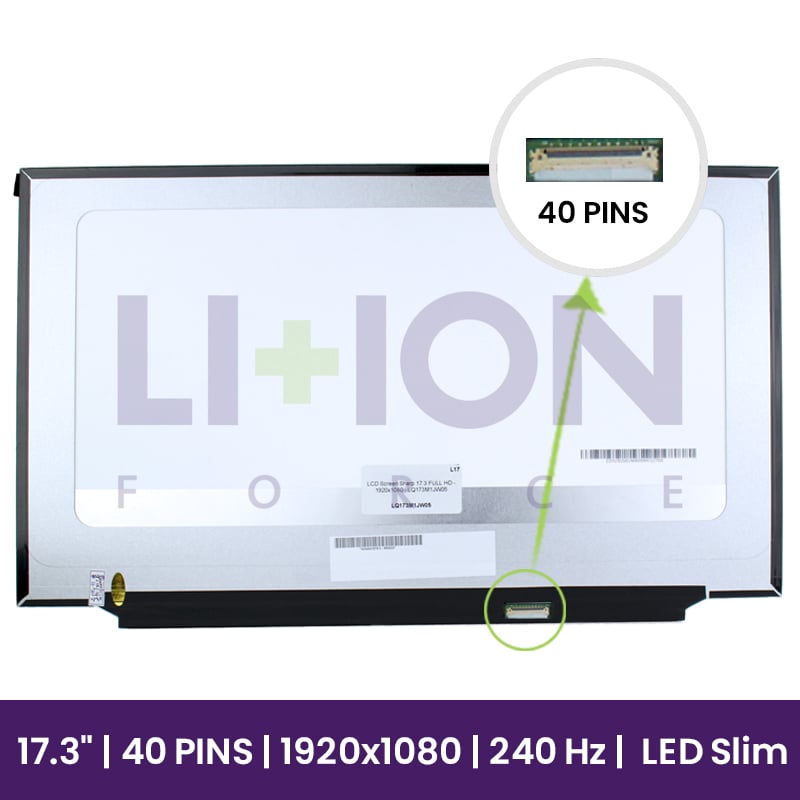 Ecrã LCD Sharp 17.3 FULL HD - 1920x1080 - LQ173M1JW05     