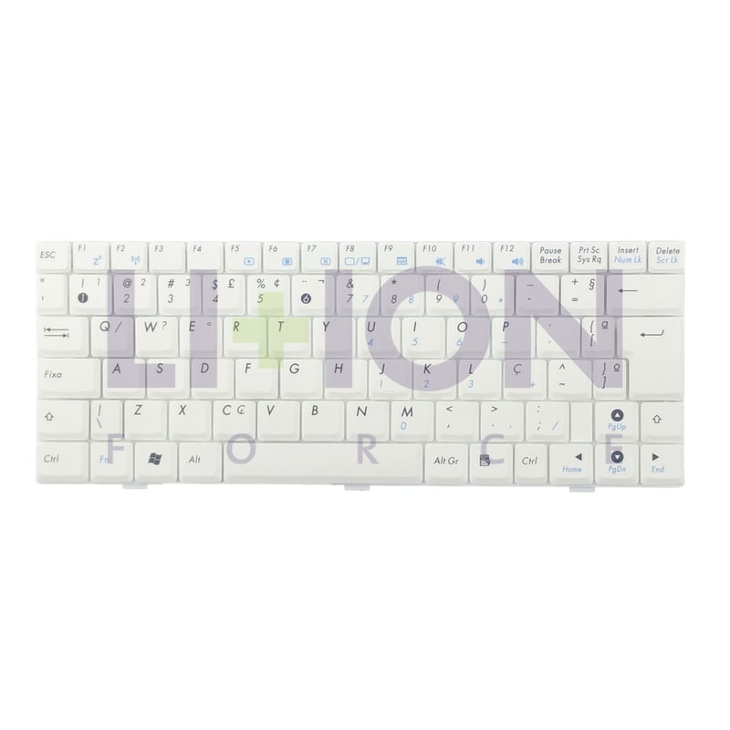 Teclado BR ASUS EEPC 1000 WHITE - 04GOA0D1KBR10-1