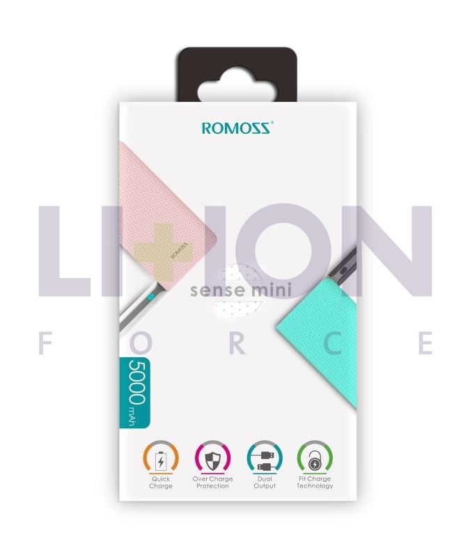Power Bank Romoss Sense Mini White 5000mAh - PHP05-401-02   