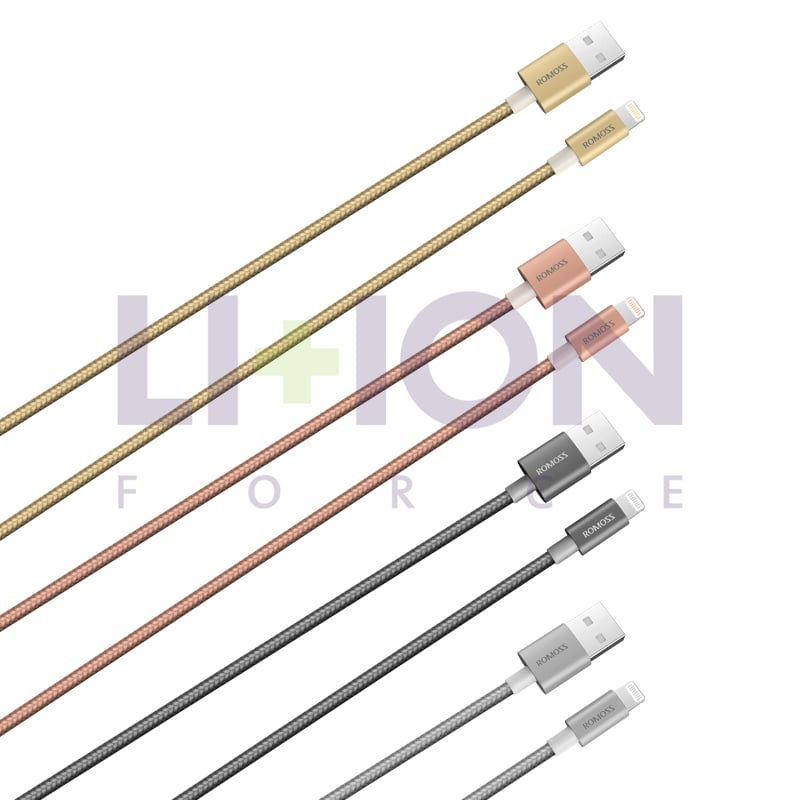 Romoss Lightning Data & Charge Cable Nebula Rose Gold       