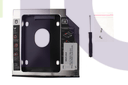SATA to SATA Laptop Hard Drive DVD Bay Caddy 12.7mm         