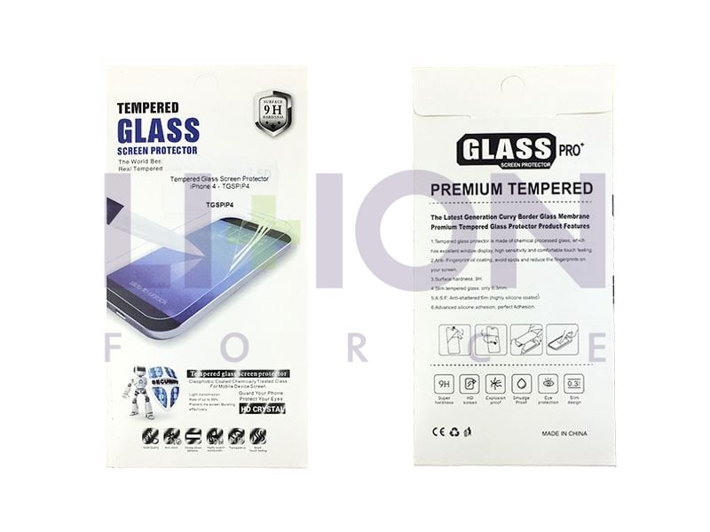 Tempered Glass Screen Protector iPhone 4 - TGSPIP4          