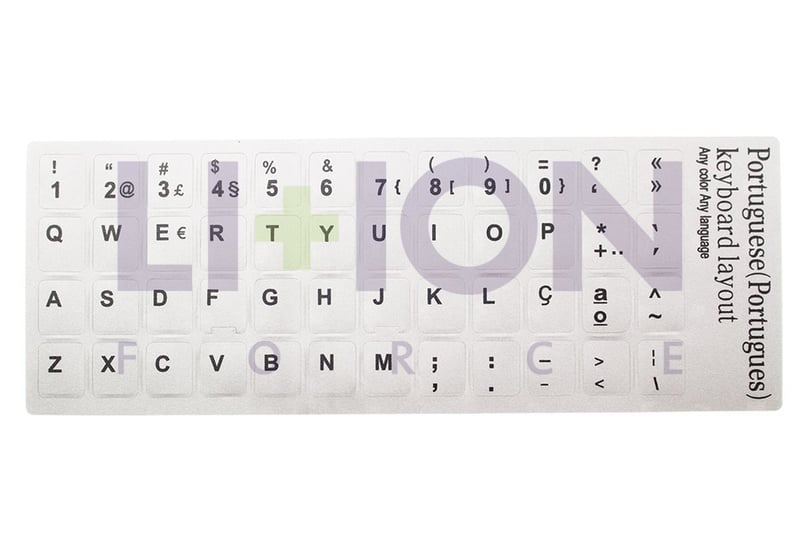 KIT Autocolantes,Silver with Black letter PO