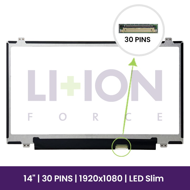 Ecrã LCD LG 14" WUXGA Slim 1920x1080 - LP140WF6-SPB7