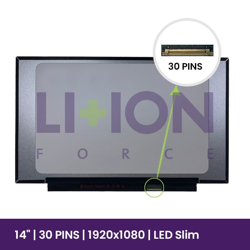 Ecrã LCD AUO 14" WUXGA Slim 1920x1080 - B140HTN02.3