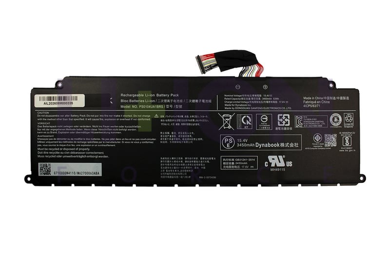 Bateria Dynabook Tipo B - PS0104UA1BRS