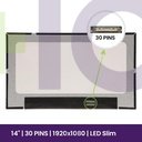 Ecrã LCD Chi Mei 14" WUXGA Slim 1920x1080 - N140HCA-E5B   